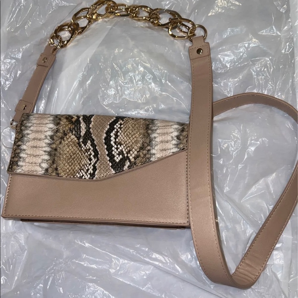 Fashionnova Snakeskin Crossbody Purse